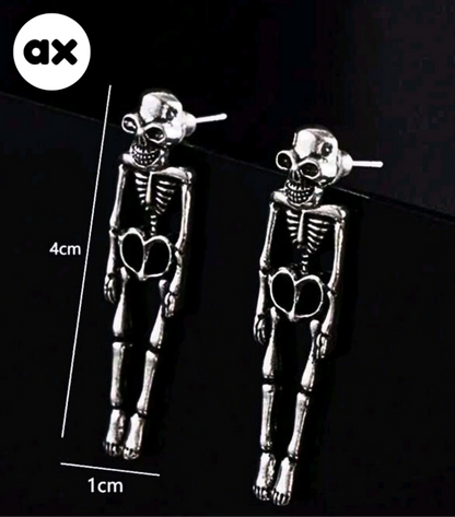 Detchachable Skeleton Stud Earrings