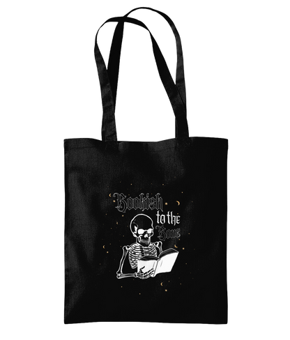 BOOKISH TO THE BONE • SHOULDER TOTE BAG