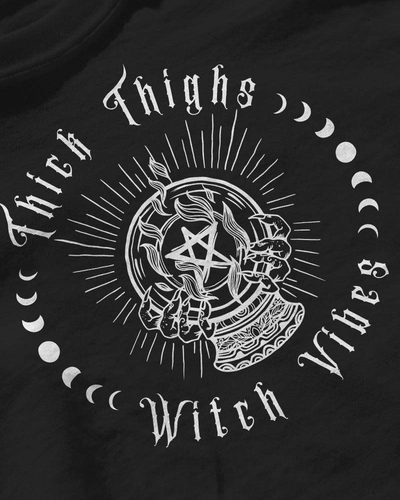 THICK THIGHS & WITCH VIBES • UNISEX T-SHIRT